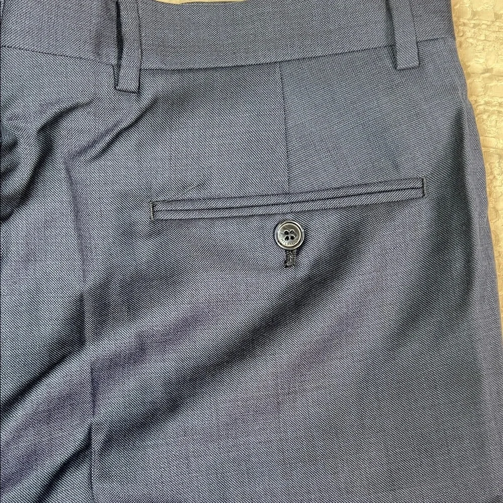 Tommy Hilfiger Men's 100% worsted wool Blue Dress Pants size 36X30
